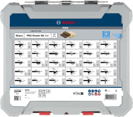 PRO Router Bit Set PRO Router Bit Set
