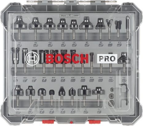 PRO Router Bit Set PRO Router Bit Set