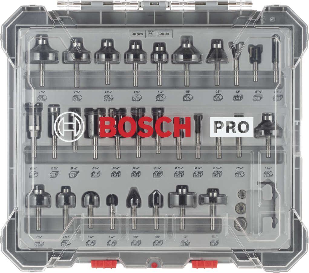 PRO Router Bit Set