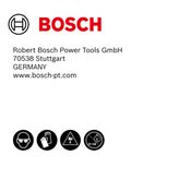 Bosch folding knife safety icons