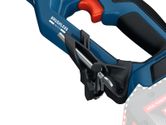 Bosch GRD 18V-127 reciprocating saw handle detail.
