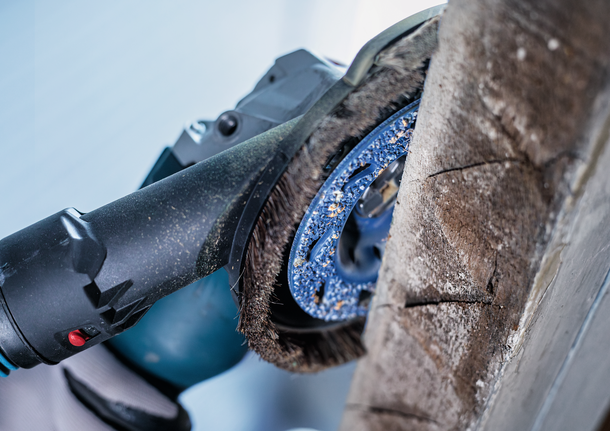 EXPERT Multi Material Carbide Grinding Head Medium, Flat, X-LOCK, 115 mm, 22.23 mm Bosch abrasive brush disc sanding rough wood.