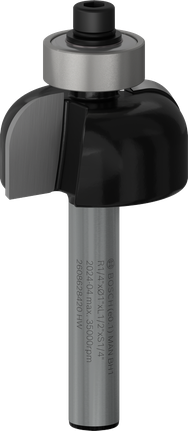 Bosch PRO Router Bit Cove 1/4 inch shank.