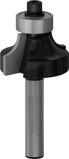 Bosch PRO Router Bit Rounding Over 1/4 inch shank.