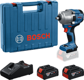 Bosch GDS 18V-780 cordless impact wrench set.