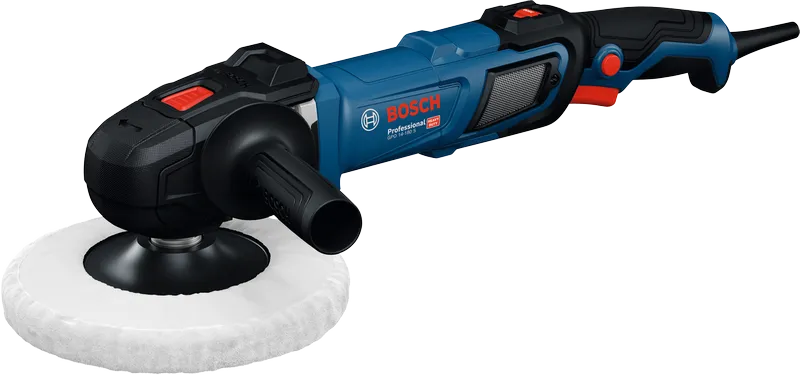 Bosch GPO 14-180 S polisher with ergonomic handle.