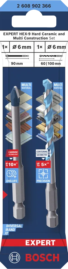 EXPERT HEX-9 Hard Ceramic and Multi Construction Set