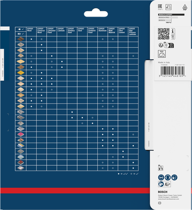Bosch EXPERT Multi Material Circular Saw Blade 216 x 2.4/1.8 x 30 mm T64 packaging.