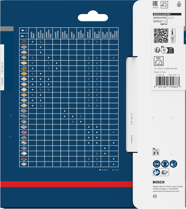 EXPERT Wood Circular Saw Blade, 165 x 2.6/1.6 x 20 mm, T24 Bosch EXPERT Wood circular saw blade packaging.