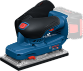 Bosch GSS18V-18 orbital sander with ergonomic grip.