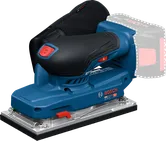 Bosch GSS18V-18 orbital sander with ergonomic grip.