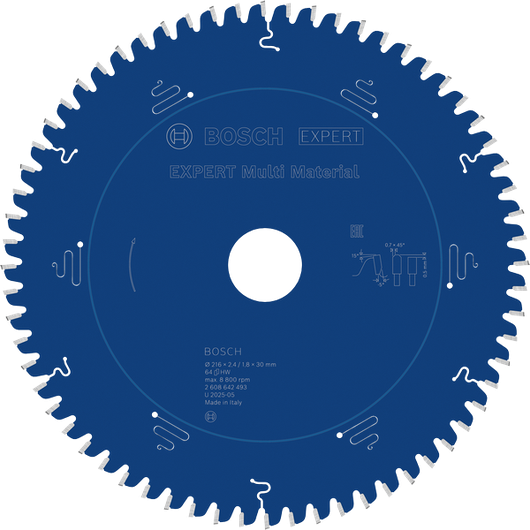 Bosch EXPERT Multi Material Circular Saw Blade, 216 mm.