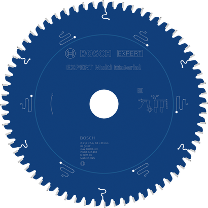 EXPERT Multi Material Bosch EXPERT Multi Material Circular Saw Blade, 216 mm.