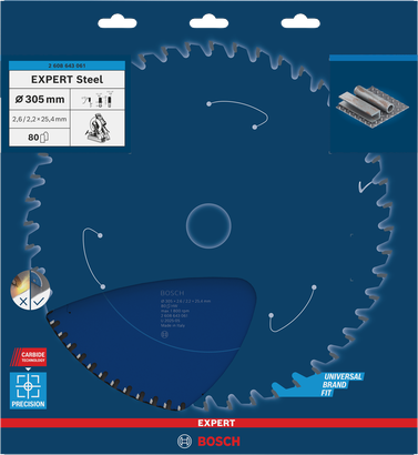 EXPERT Steel Bosch EXPERT Steel 305 mm circular saw blade T80.