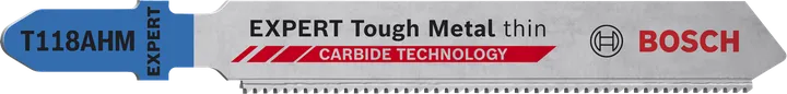 EXPERT Tough Metal thin T118AHM Bosch EXPERT Stainless Steel T118AHM carbide jigsaw blade.