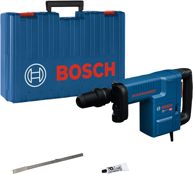 Bosch GSH 11 EV demolition hammer with case.