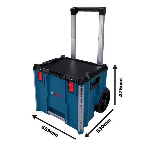 L-BOXX Contractor 476 Bosch L-BOXX Contractor 476 carrying case with wheels and handle.