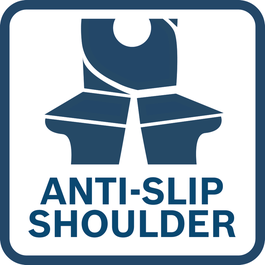 Anti slip shoulder