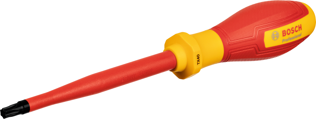 Bosch VDE Screwdriver TX40x125 with insulated handle.