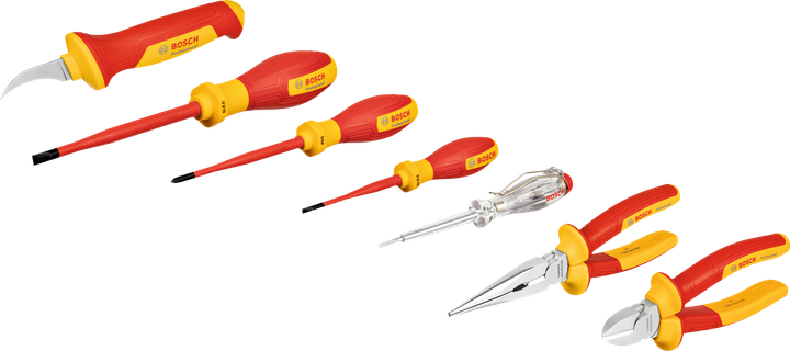 VDE Hand Tools Mixed Set 7 pcs Professional