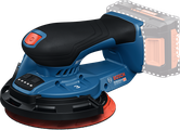 Bosch GEX 18V-150-3 cordless random orbit sander.