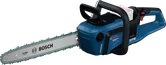 Bosch cordless chainsaw GKE 18V-40 with 8Ah battery.