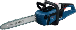 Bosch cordless chainsaw GKE 18V-40 with 8Ah battery.