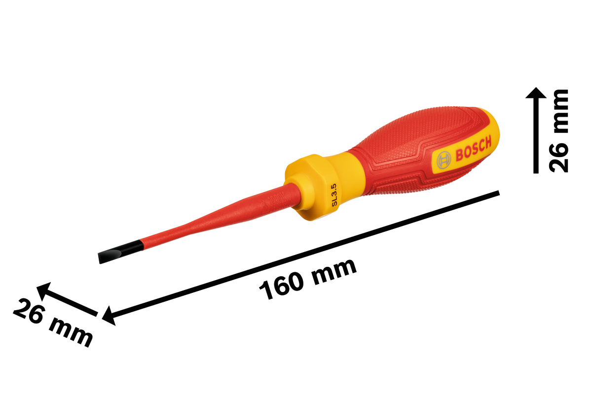 VDE Screwdriver SL3.5x75 mm Professional