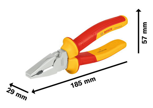 VDE Combination Pliers 180 mm Professional