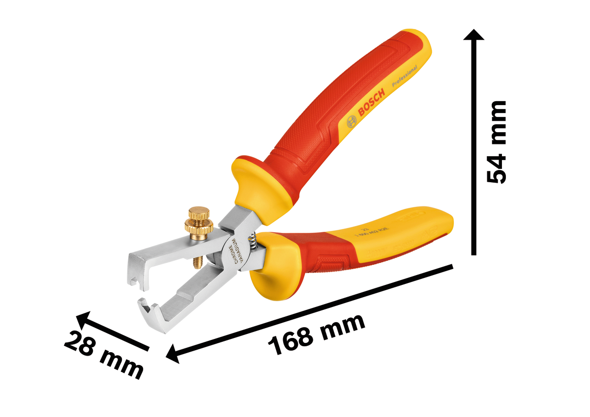 VDE Universal Wire Stripper 160 mm Professional