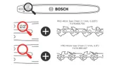 40cm saw chain guidance.