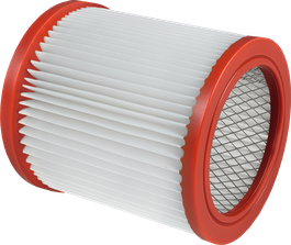 Bosch polyester cylinder filter for dust extraction.
