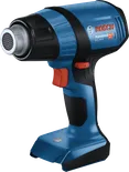 Bosch GHG 18V-50 cordless heat gun with nozzles.