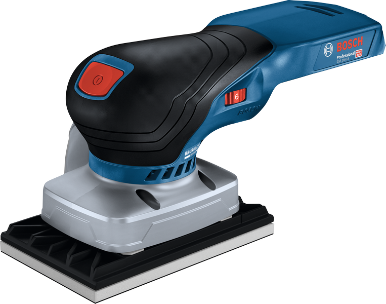 Bosch GSS 18V-13 cordless orbital sander.