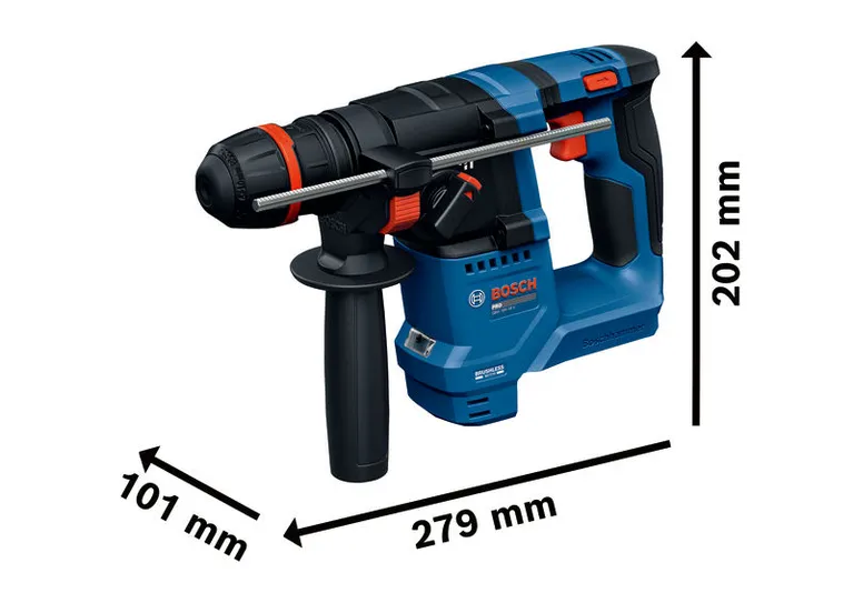 Bosch GBH 18V-18 X cordless rotary hammer with ONECHUCK.