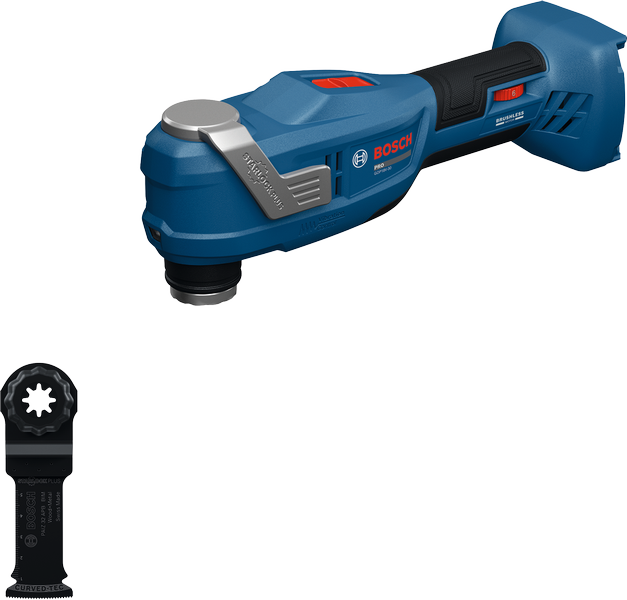 Bosch GOP 18V-30 cordless multi-tool with blade.