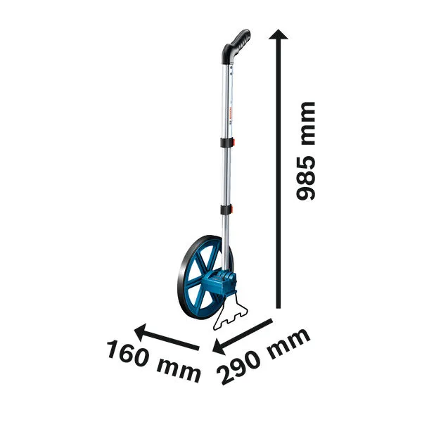 Bosch GWM29-11 measuring wheel with 985 mm height.