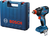Bosch GDX 18V-200 cordless impact driver with case.