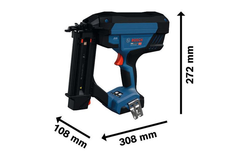 Bosch GNH18V-50-2M cordless 18 gauge brad nailer.