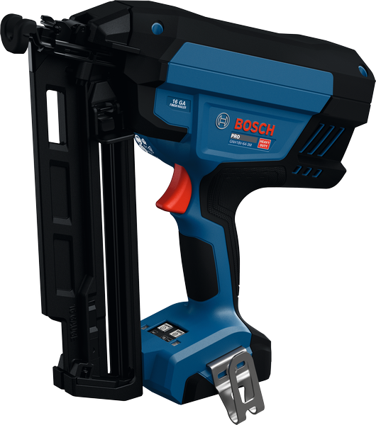 Bosch GNH18V-64-3M cordless 16 gauge finish nailer.