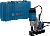 Bosch GBM 38 HD magnetic drill with carrying case.