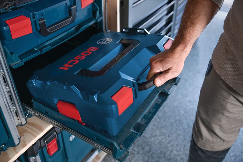 Bosch L-BOXX Contractor Rack 2 carrying case system.