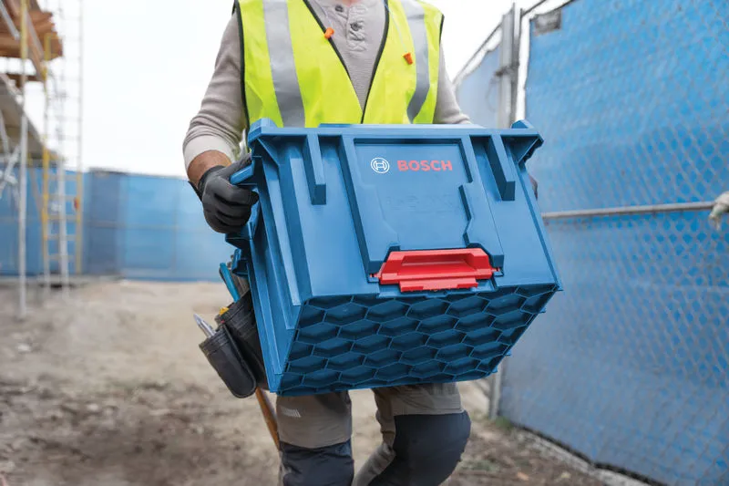 Bosch L-BOXX Contractor Crate carrying case system.