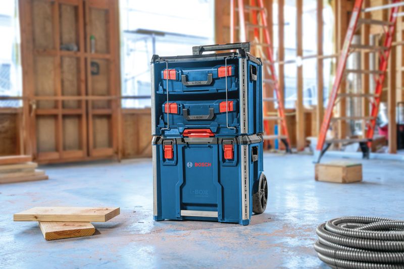 Bosch L-BOXX Contractor Rack 2 carrying case system.