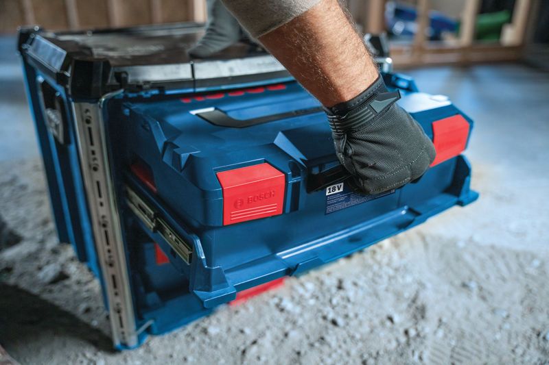 Bosch L-BOXX Contractor Rack 2 carrying case system.