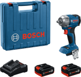 Bosch GDS 18V-350 cordless impact wrench set.