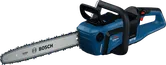 Bosch GKE 18V-40 cordless chainsaw with brushless motor.