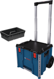 Bosch L-BOXX Contractor rolling tool case with tray.